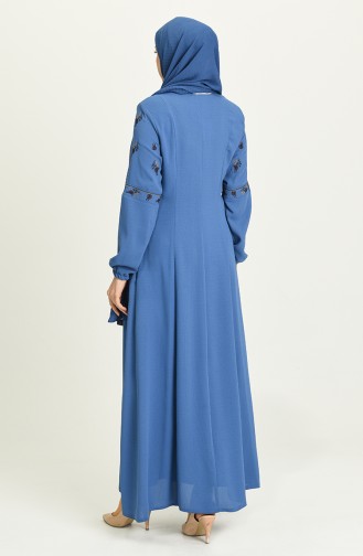 Indigo Abaya 7030-04