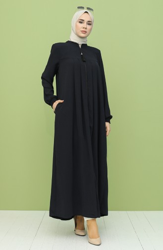 Navy Blue Abaya 2023-02