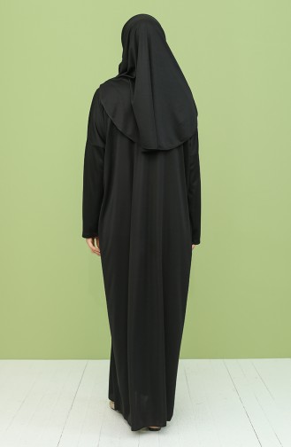 Robe de Prière Noir 0950-01