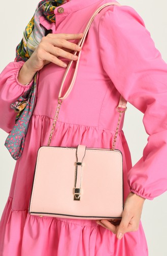 Light Pink Shoulder Bags 07-12