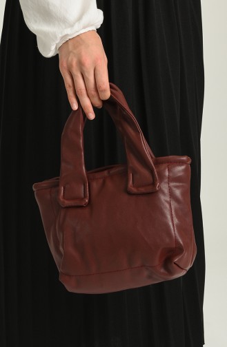 Claret red Shoulder Bag 13-03