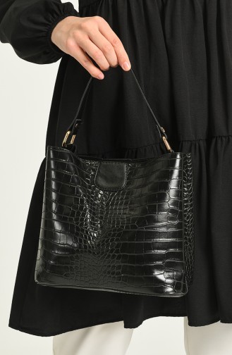 Black Shoulder Bag 14-01