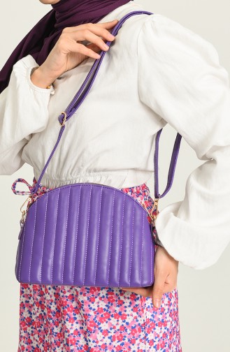Purple Shoulder Bag 18-06