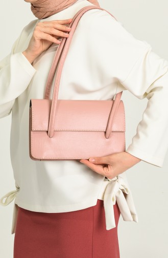 Light Pink Shoulder Bags 20-12