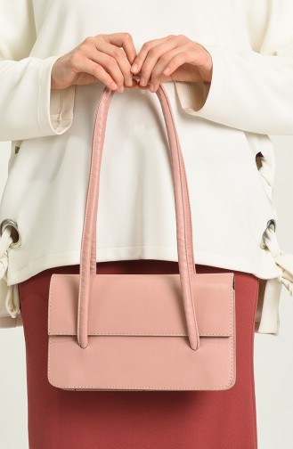 Light Pink Shoulder Bags 20-12