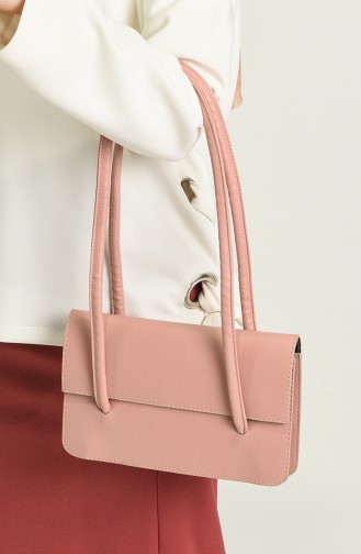 Pulverpink Schultertasche 20-12