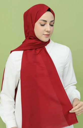 Organik Pamuk Şal 8002-04 Bordo