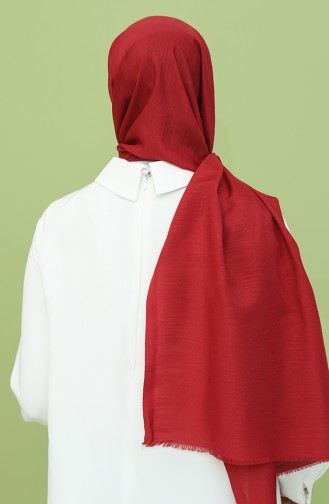 Organik Pamuk Şal 8002-04 Bordo