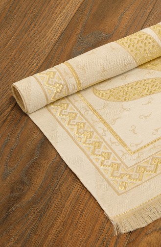 Tapis de Prière Crème 1025-01