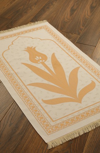 White Praying Carpet 1025-03