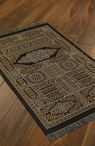 Black Prayer Rug 1027-01