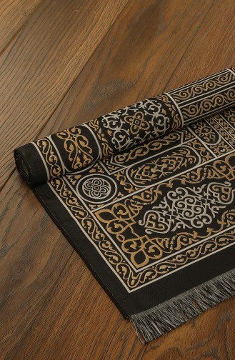 Tapis de Prière Noir 1027-01