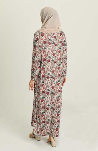 Zwetschge Hijab Kleider 2311A-01