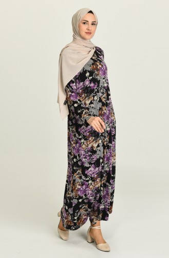 Robe Hijab Pourpre 2311C-01
