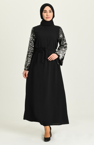 Robe Hijab Noir 2600-01