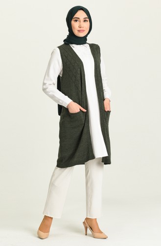 Mildew Green Waistcoats 4295-03