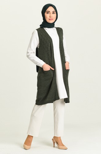 Mold Green Gilet 4295-03