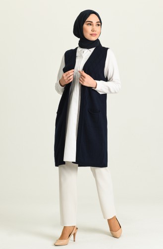 Navy Blue Waistcoats 4295-07