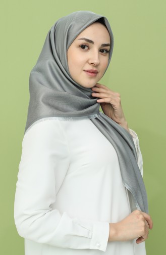 Düz Tafta Eşarp 15262-30 Gri