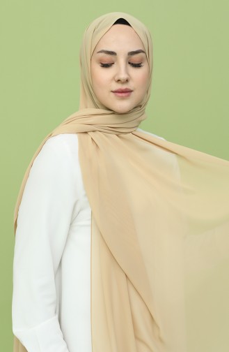 Long Chiffon Shawl 50025-80 Gold 50025-80