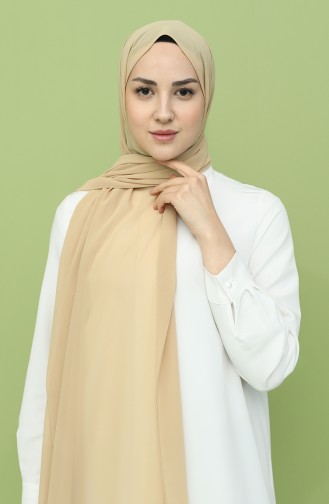 Long Chiffon Shawl 50025-80 Gold 50025-80