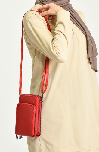 Red Shoulder Bag 06-13