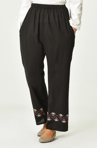 Pantalon Noir 8080-04