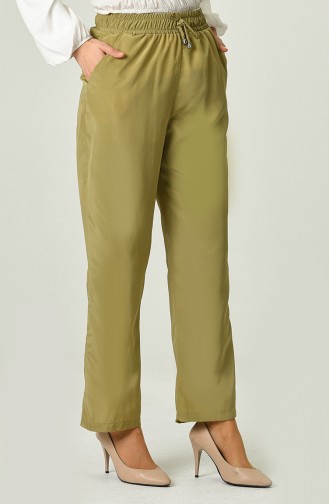 Light Khaki Green Pants 0156-11