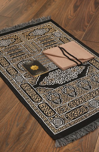 Black Prayer Rug 2027-01