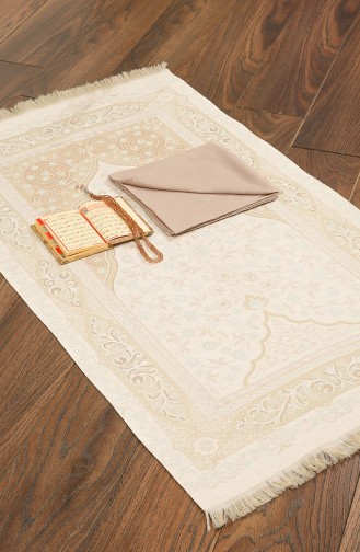 Cream Prayer Rug 2028-01