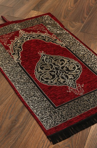 Claret red Praying Carpet 3000-04