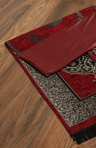 Claret Red Prayer Rug 3000-04