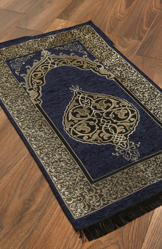 Navy Blue Praying Carpet 3002-02