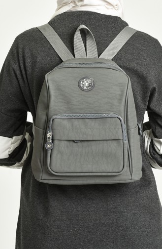 Gray Backpack 17-09
