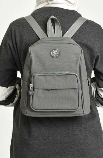 Gray Back Pack 17-09