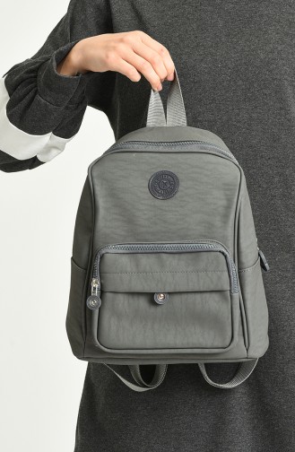 Gray Back Pack 17-09