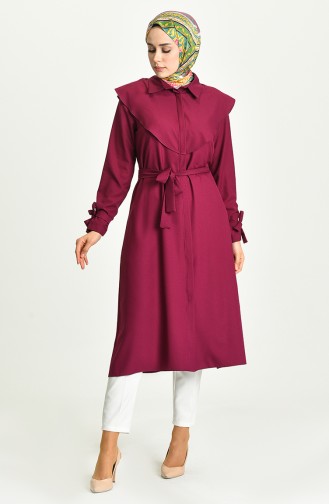 Plum Hijab Dress 2034-03