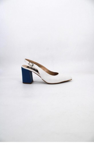 White High-Heel Shoes 00712.PUDRAMAVI