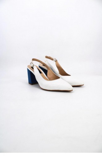 White High-Heel Shoes 00712.PUDRAMAVI