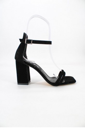 Chaussures a Talons Noir 00704.SIYAHSUET
