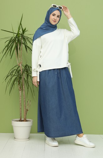 Navy Blue Skirt 0016-02