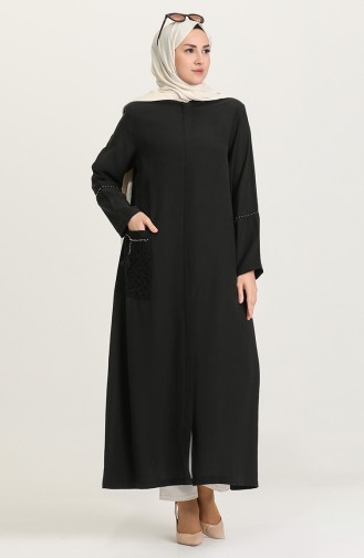 Schwarz Abayas 0446-04