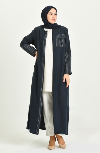 Dunkelblau Abayas 0465-05