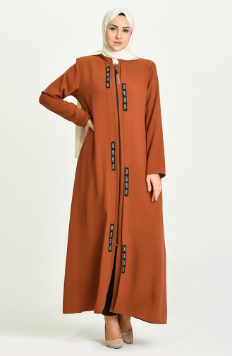 Brick Red Abaya 0106B-06