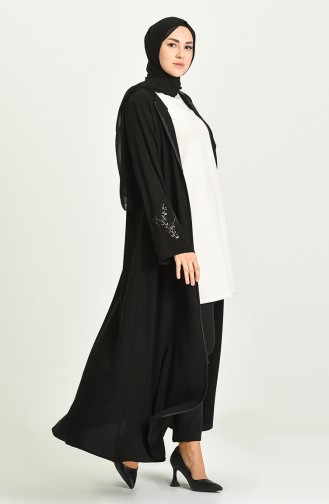 Black Abaya 1538-01