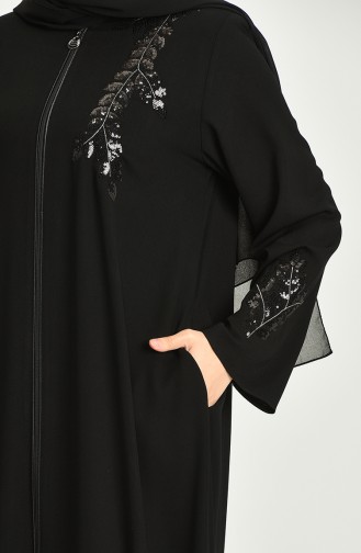 Black Abaya 1538-01