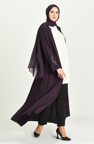 Purple Abaya 1538-07