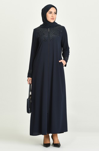 Dunkelblau Abayas 1583-03