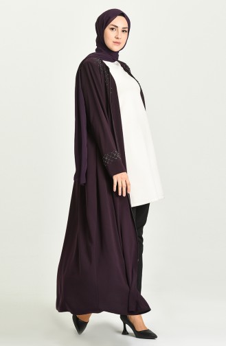 Purple Abaya 1583-04