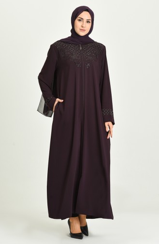 Purple Abaya 1583-04